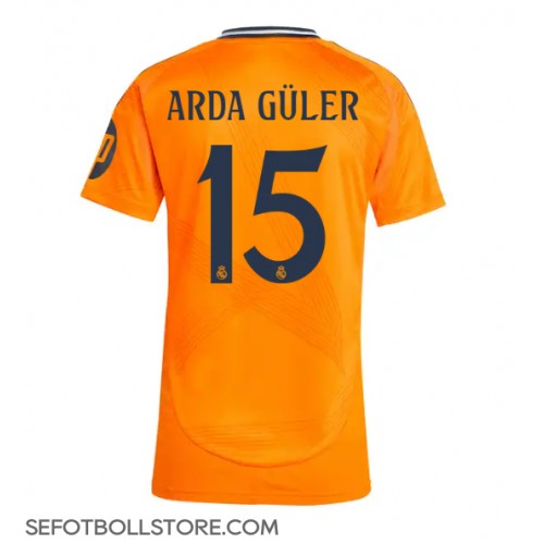 Real Madrid Arda Guler #15 Replika Bortatröja Dam 2024-25 Kortärmad